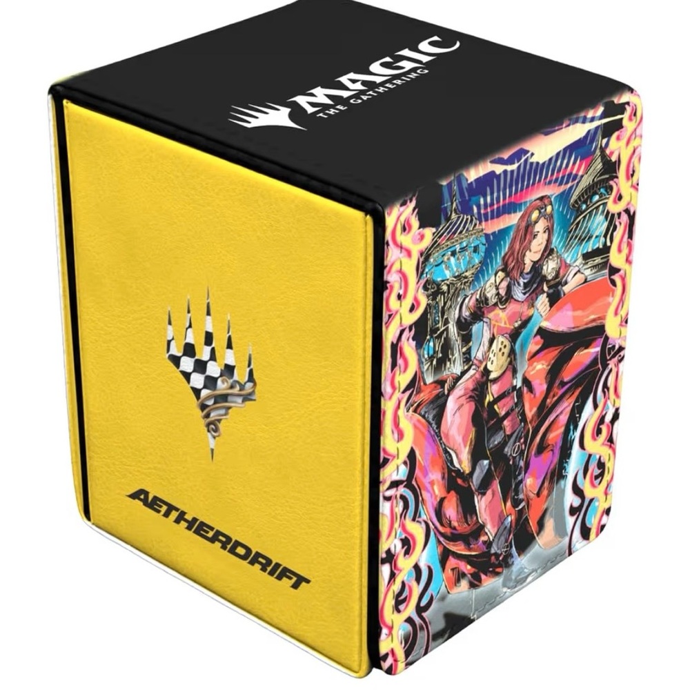 New Magic: The Gathering Aetherdrift Alcove Flip Deck Box